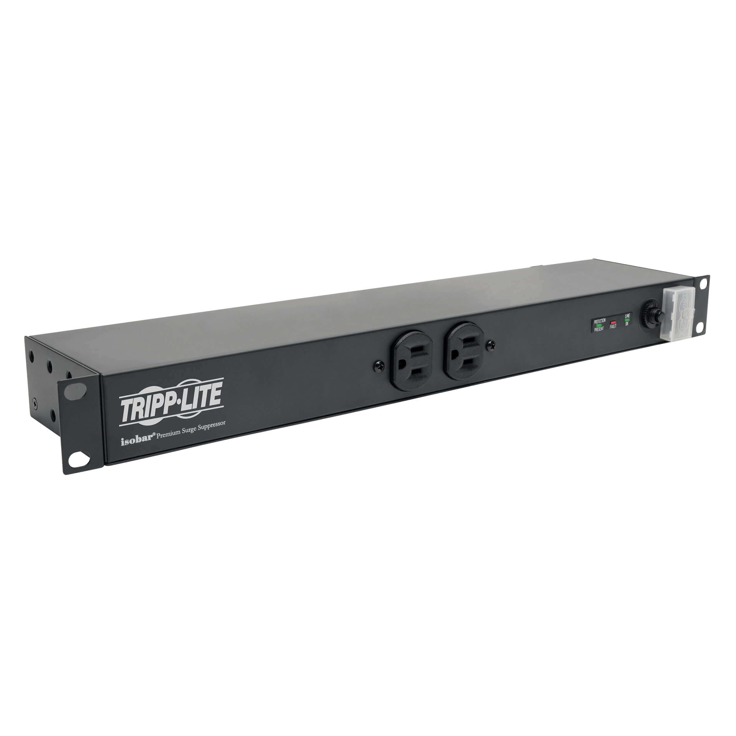 Tripp Lite 1U Rackmount Power Strip PDU, 15A 120V, 15ft Cord