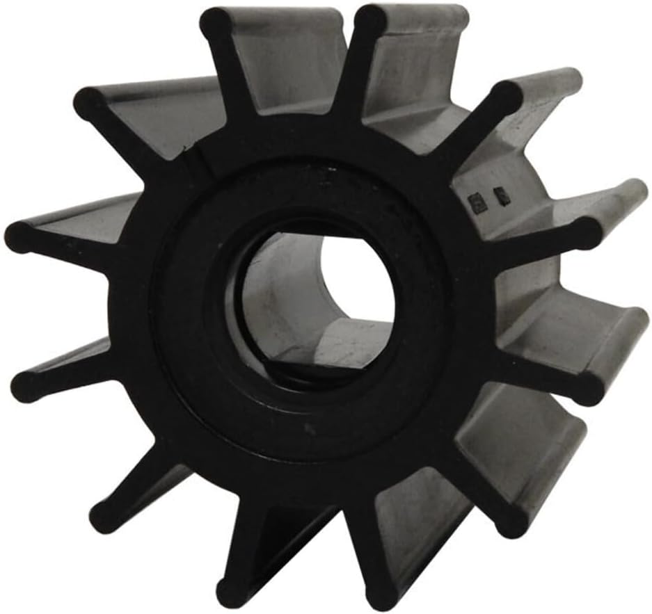 Jabsco 17370-0001-P Neoprene Impeller Kit - 12 Blade - 3-3/4" Diameter - Plastic Insert