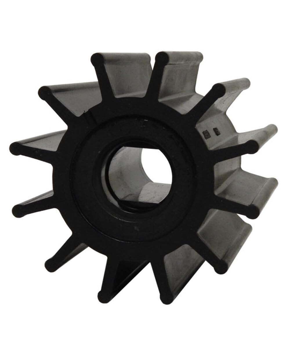 Jabsco 17370-0001-P Neoprene Impeller Kit - 12 Blade - 3-3/4" Diameter - Plastic Insert