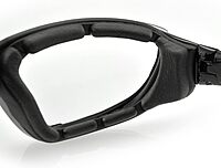 Bobster Renegade Sport Sunglasses Gloss Black Frame/Clear Photochromic Lens