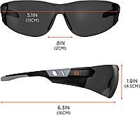 ERGODYNE Skullerz SAGA Frameless Safety Glasses