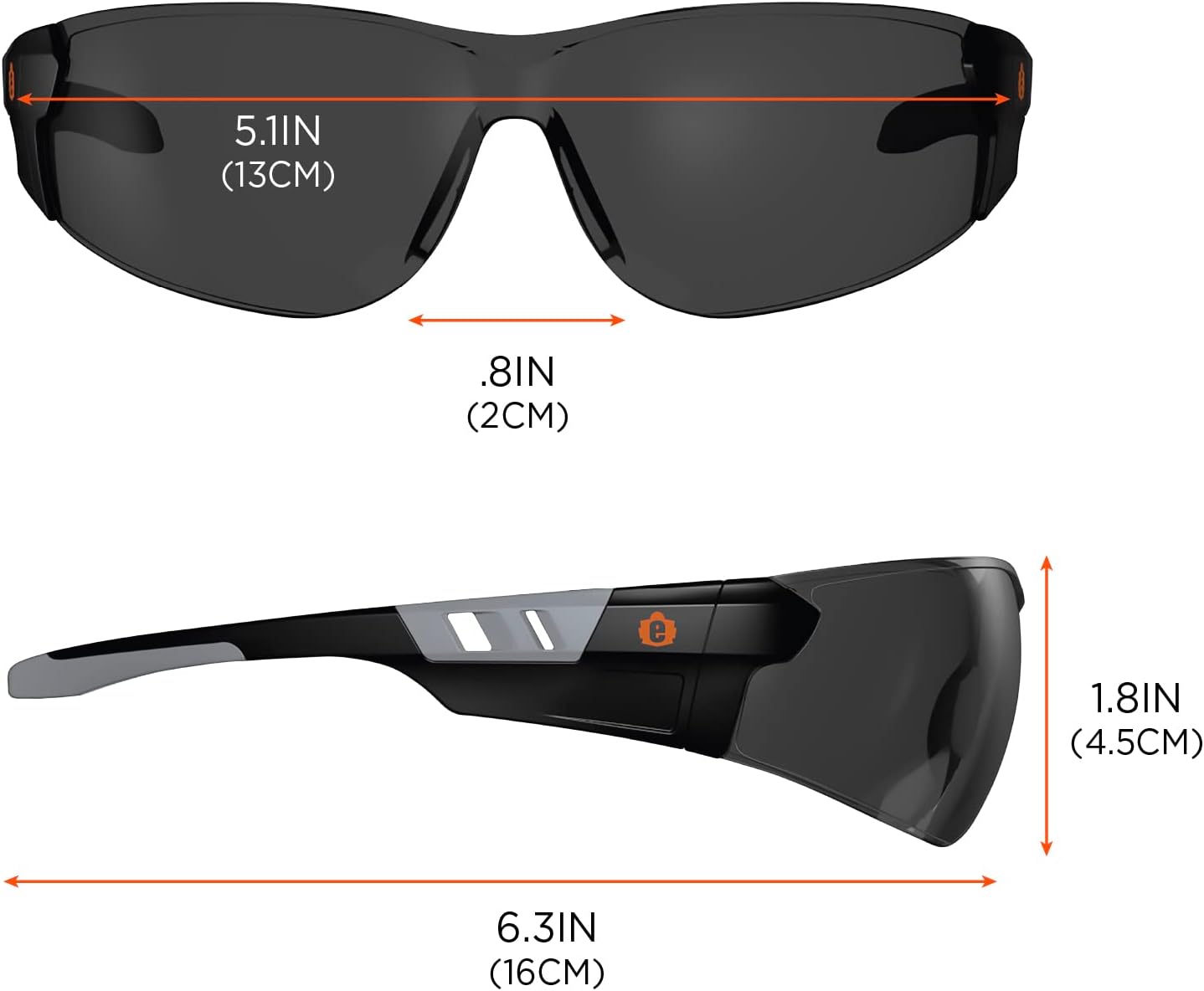 ERGODYNE Skullerz SAGA Frameless Safety Glasses