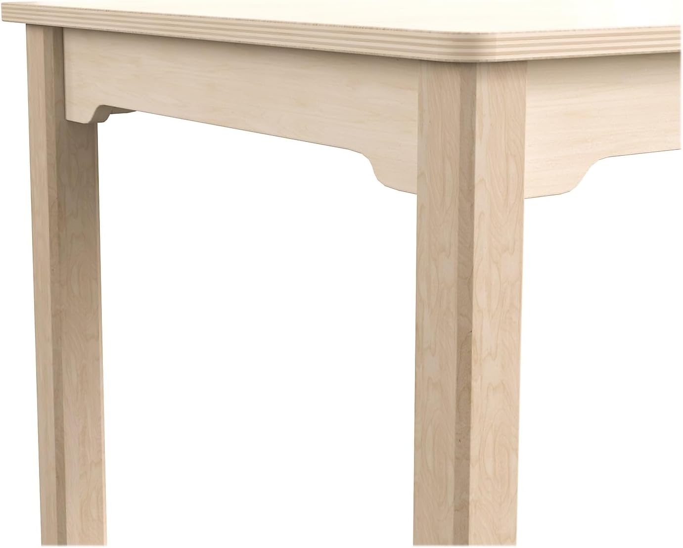 Flash Furniture Bright Beginnings Commercial Rectangular Wooden Preschool Classroom Activity Table