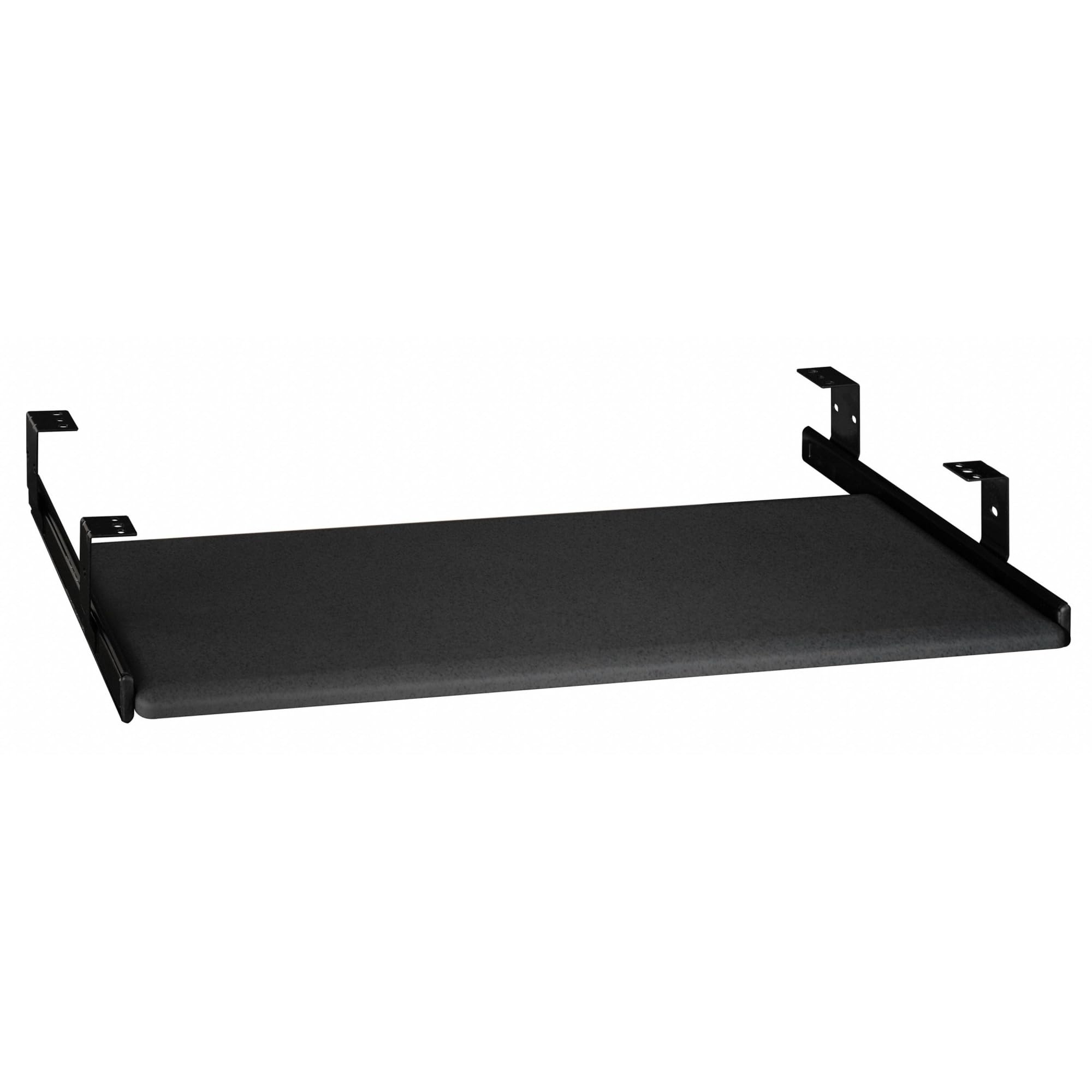 Bush Business Furniture Universal Keyboard Shelf, Desk Accessories for Home or Professional Office, Black