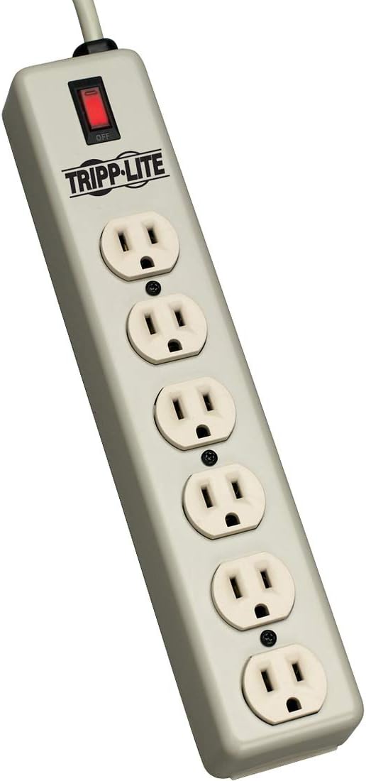 Tripp Lite 6-Outlet Industrial Metal Power Strip (6SPDX)