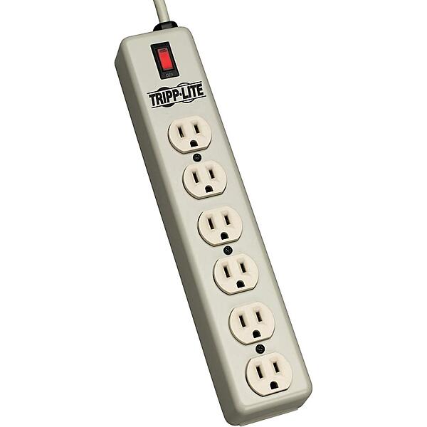 Tripp Lite 6-Outlet Industrial Metal Power Strip (6SPDX)