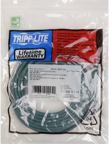 Tripp Lite Cat5e 350MHz Molded Patch Cable (RJ45 M/M) - Green, 7-ft.(N002-007-GN)