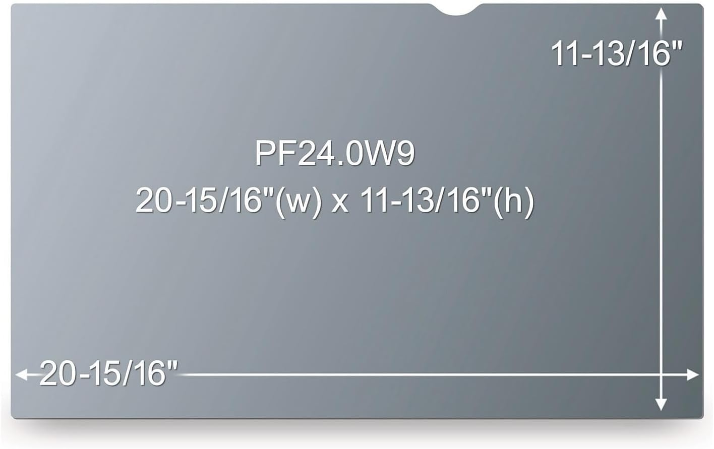 3M Privacy Filters 3M Privacy Filter for 24" Widescreen Monitor, Protect your confidential information