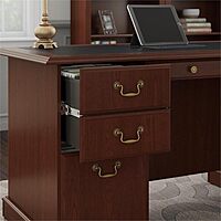 Bush Furniture Saratoga 66in Executive Desk with Drawers