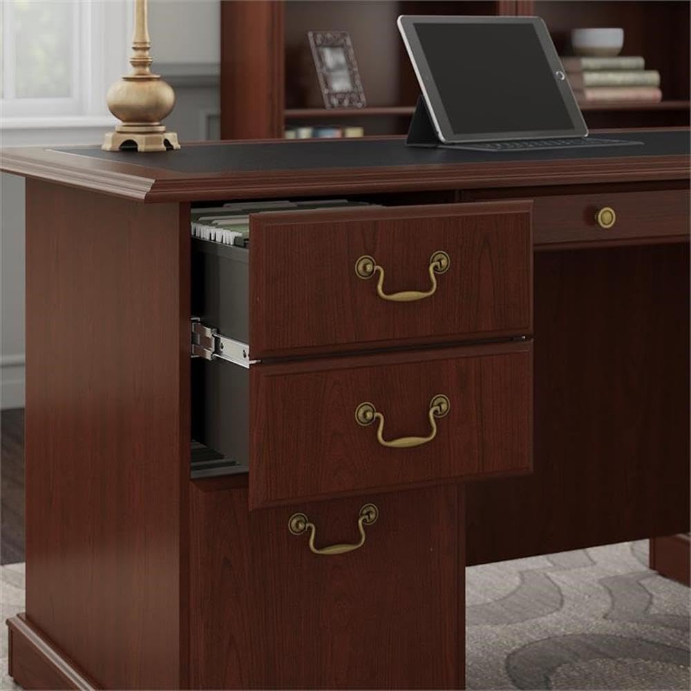 Bush Furniture Saratoga 66in Executive Desk with Drawers