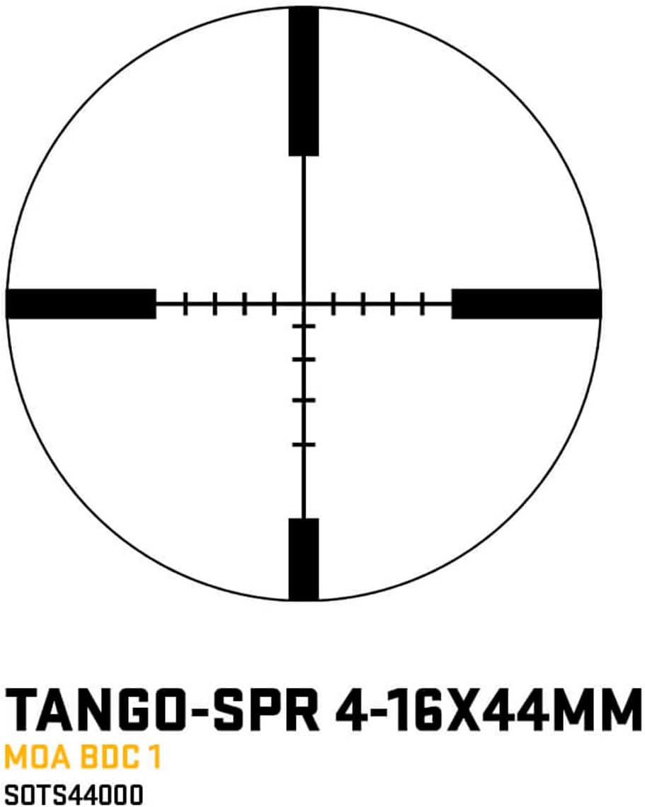SIG SAUER Tango-SPR 4-16x44mm 30mm Tube Second Focal Plane/SFP/F2 Shockproof Waterproof Fogproof Tactical Riflescope | MOA