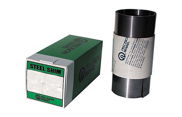 Precision Brand 16A5 100 in (L) Low Carbon Steel Shim Stock, 6 in (W), 0.005 in (T)