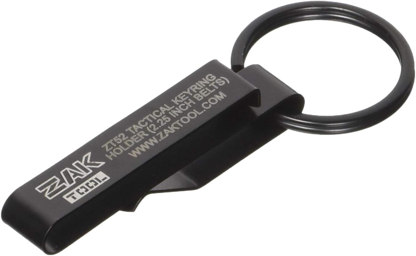 Zak Tool ZT52 Tactical Stealth Police Key Ring Holder (2.25-Inch Max) Black 1