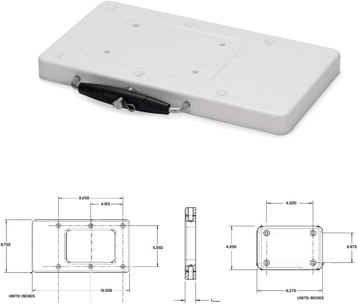 Minn Kota 1854017 Quick Release Bracket/RTA-17 White One Size