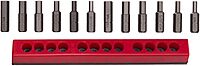 Mayhew Tools 18004 12-Piece Insert Bit Set, SAE Hex and Tamper Hex