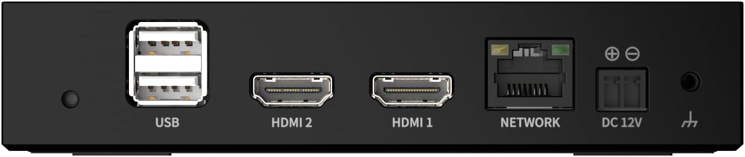 Hanwha SPD-152 8MP 64-Channel 150Mbps Network Video Decoder (NVR) with Dual HDMI Display Port, Monitor-Back and Pole Mount
