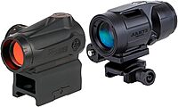 SIG SAUER Romeo-MSR Gen II 1x20mm 2 MOA Red Dot Sight & 3x22mm JULIET3-Micro Magnifier Combo Kit | Durable Waterproof