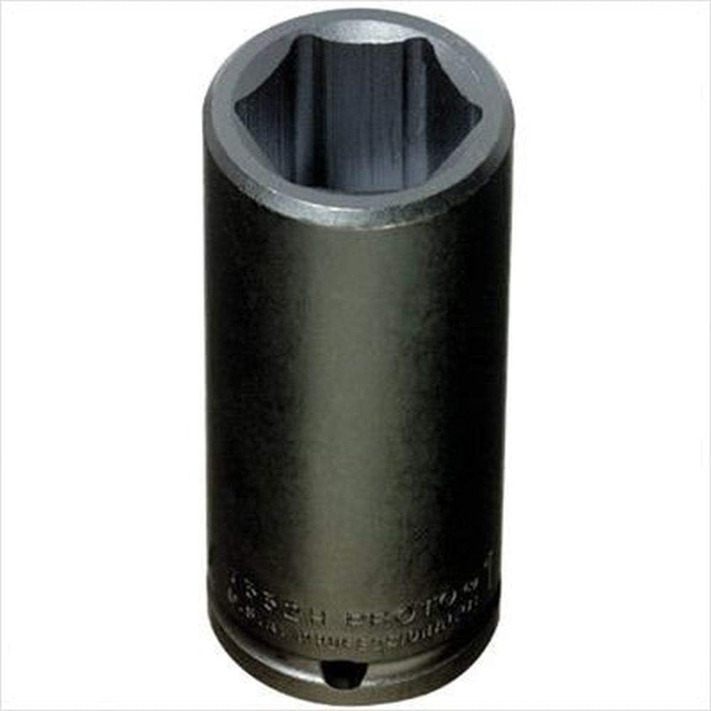 Stanley Proto J7336H 6 Point 1/2" Drive Impact Socket, 1-1/8"