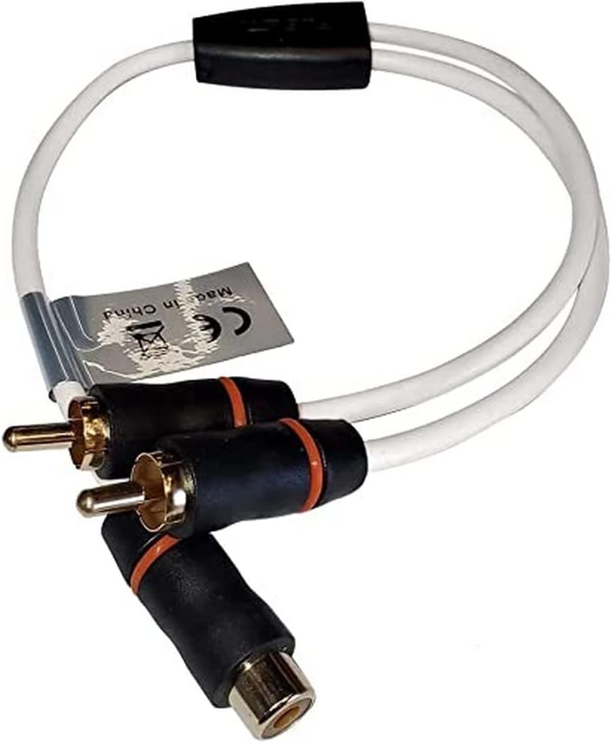 Fusion RCA Cable Splitter - 1 Female to 2 Male - 1'