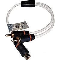 Fusion RCA Cable Splitter - 1 Female to 2 Male - 1'