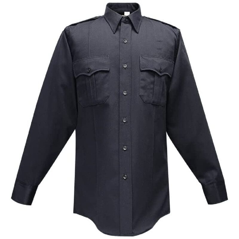 FLYING CROSS NFPA Compliant 100% Cotton Men's Long Sleeve Firefighter/Uniform Shirt