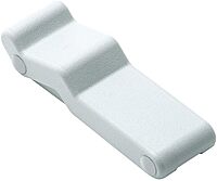 Southco Concealed Soft Draw Latch w/Keeper - White Rubber