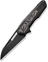 WE Maciej Torbé WE23012B-2 Black Titanium Handle with Copper Foil Carbon Fiber Inlay