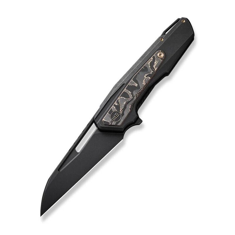 WE Maciej Torbé WE23012B-2 Black Titanium Handle with Copper Foil Carbon Fiber Inlay