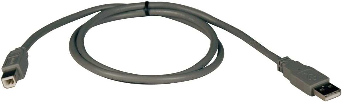 Tripp Lite USB 2.0 Hi-Speed A/B Cable (M/M) 3-ft. (U021-003)