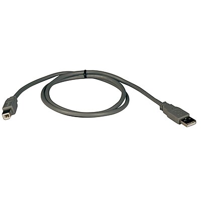 Tripp Lite USB 2.0 Hi-Speed A/B Cable (M/M) 3-ft. (U021-003)