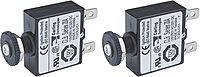 BLUE SEA SYSTEMS Push Button Thermal Circuit Breakers with Quick Connect Terminals