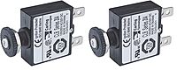 BLUE SEA SYSTEMS Push Button Thermal Circuit Breakers with Quick Connect Terminals