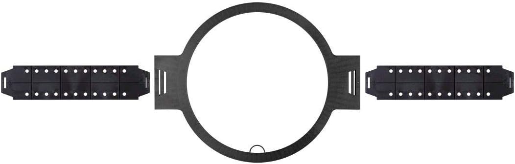 Monoprice Rough-in Speaker Bracket - For 8in Round Speakers, 10in Cutout Diameter, Black