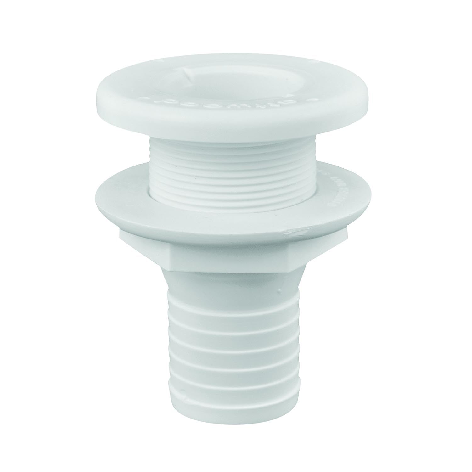 attwood 3875-3 1.5" Polypropylene Straight Thru-Hull Connector for Boating Plumbing Fittings