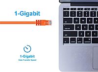 Monoprice Cat6 24AWG UTP Ethernet Patch Cable - Snagless RJ45, 550MHz, Pure Bare Copper