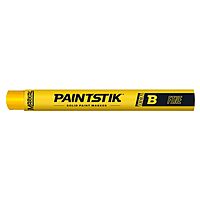 Markal 80421 B Paintstik Solid Paint Ambient Surface Marker, Yellow, Fine Size (Pack of 12)