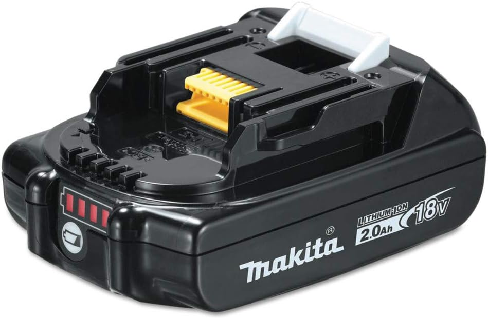 Makita BL1820B 18V Compact Lithium-Ion 2.0Ah Battery, Black 2.0Ah 1-Pack