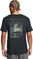 UNDER ARMOUR Mens Schematic White Tail Short Sleeve T Shirt Graphic Tee