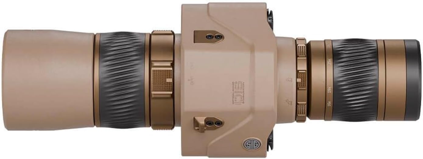 SIG SAUER OSCAR6 HDX PRO 16-32x60mm Image Stabilized Fast Focus Straight Eyepiece Waterproof Tripod Compatible Hunting
