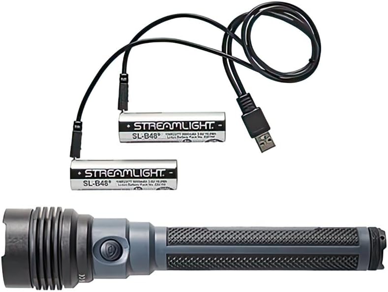 Streamlight 88131 ProTac HL 6 5,300-Lumen 80,000-Candela Rechargeable Flashlight with 120V USB Adapter, Y USB-C Cord