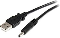 StarTech.com USB-A to Coaxial Barrel 5V Power Cable