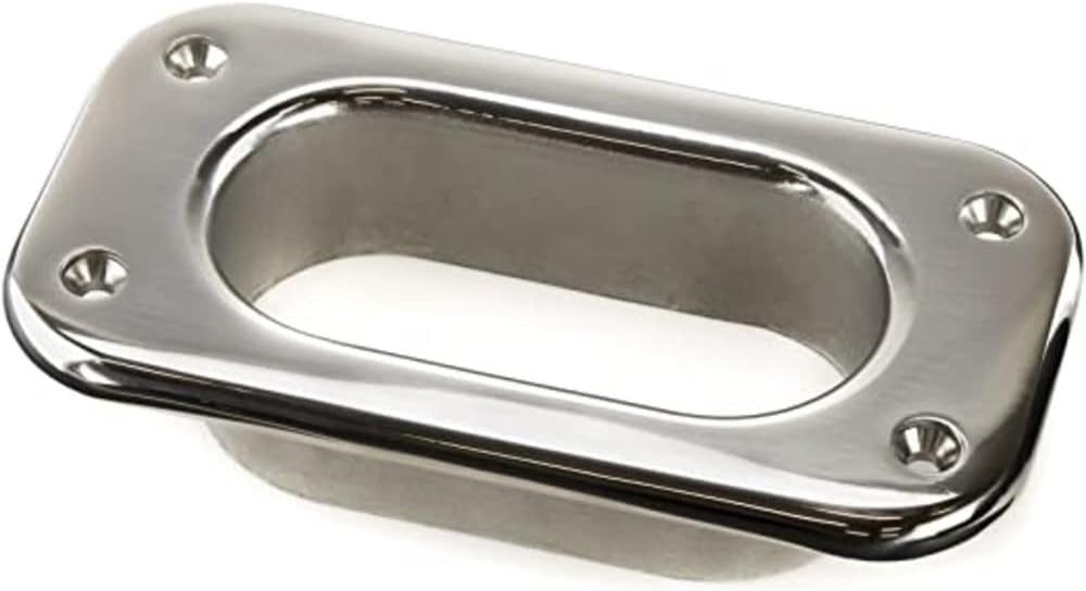 WHITECAP 6128C 316 S.S. Hawse Pipe - 4" x 2"