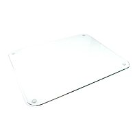 Floortex® Pack of 2 Polycarbonate Rectangular Desk Pads- 17" x 22" 22" x 17"
