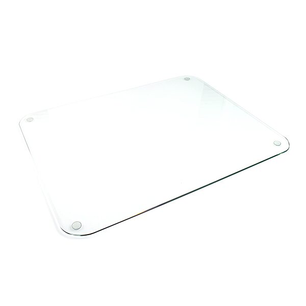Floortex® Pack of 2 Polycarbonate Rectangular Desk Pads- 17" x 22" 22" x 17"