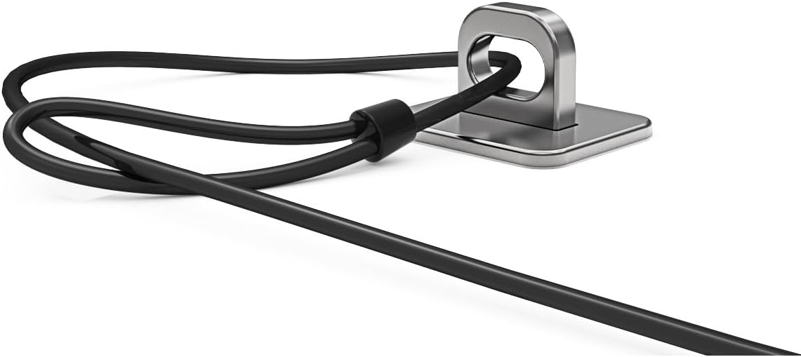 Compulocks Anchoring Point for Security Cable Locks Silver
