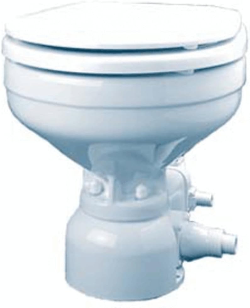 Raritan Sea Era Electric Toilet - Household Style - Integral Pump - Straight & 90° Discharge - 12v