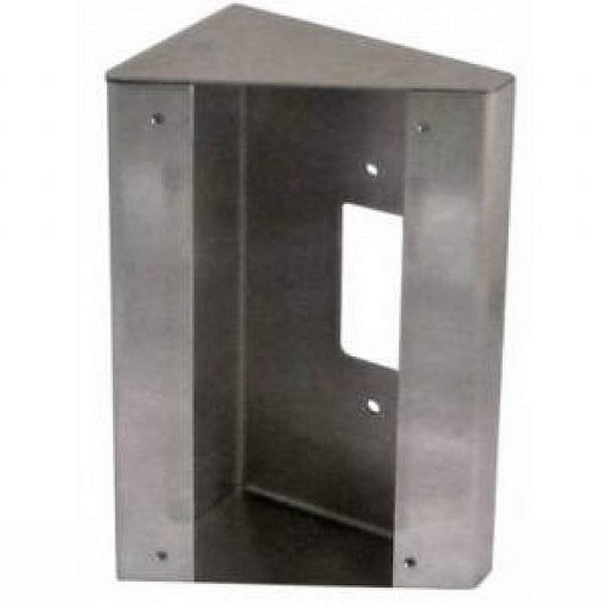 Aiphone Corporation SBX-DV30 30 Degree Angle Box for JK-DV, JF-DV, or JO-DV Door Stations, 18 AWG Stainless Steel