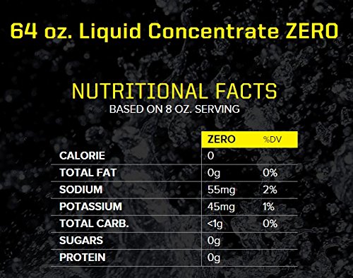 Sqwincher Zero Liquid Concentrate, Fruit Punch, 64 fl oz (Case of 6)