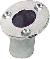 Sea-Dog Flush Mount Flagpole Socket - 25° - 1-1/4" ID - 316 Stainless Steel