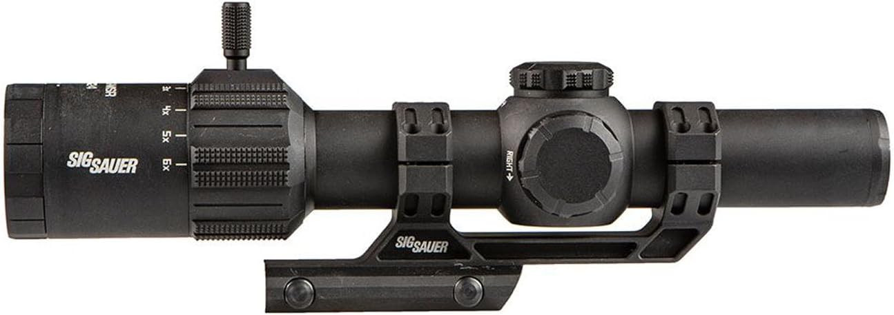 SIG SAUER Tango-MSR LPVO 1-6x24mm Waterproof Fogproof Rugged Tactical Hunting Rifle Scope | Second Focal Plane/SFP/F2